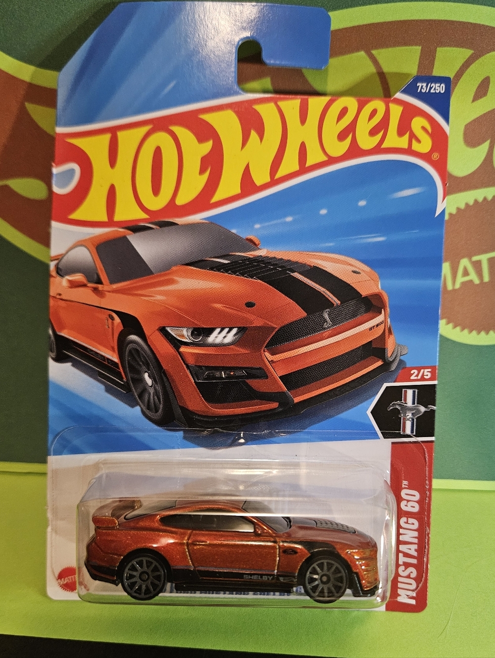 HotWheels Shelby Mustang GT500 Collector Car - Orange